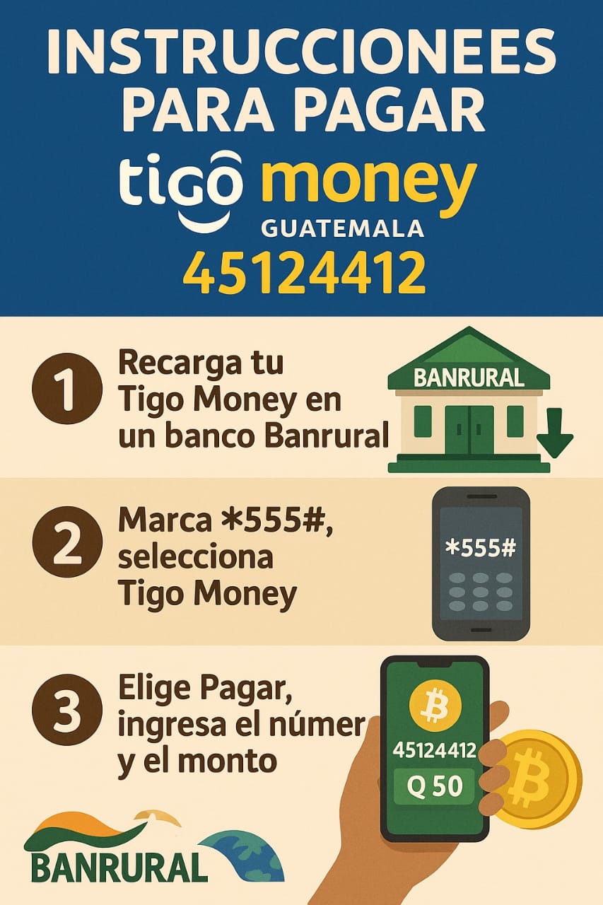 Instrucciones de pago Tigo Money